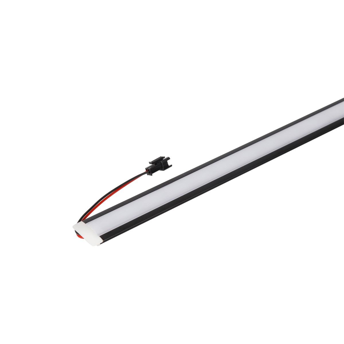 嵌入式衣柜展示柜足球竞猜网-足球竞猜网（中国）氧化黑色酒柜层板嵌入式LED灯条