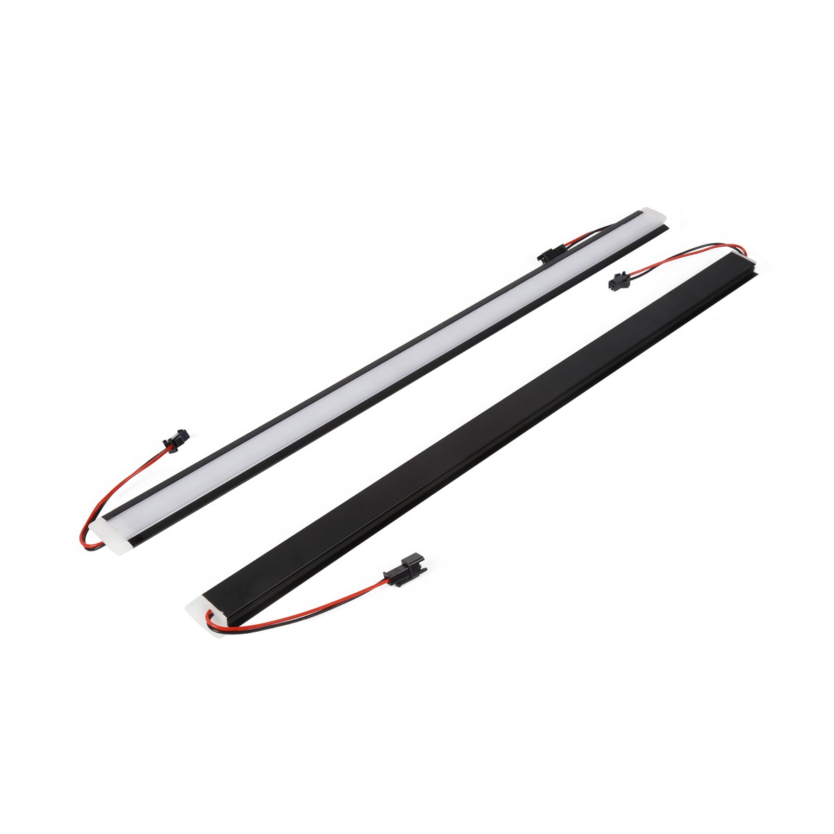 嵌入式衣柜展示柜足球竞猜网-足球竞猜网（中国）氧化黑色酒柜层板嵌入式LED灯条